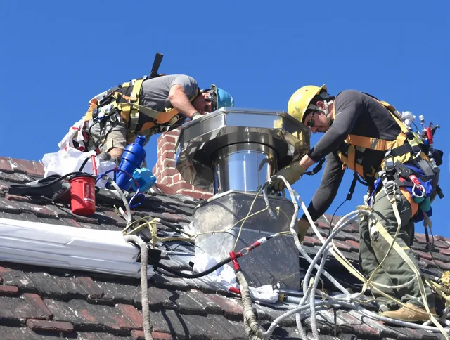 Protective chimney cap installed by Ocala Chimney Sweep in Ocala, FL