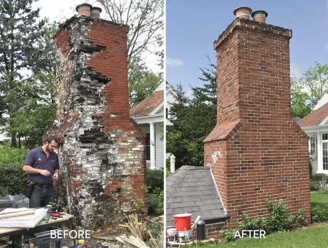Ocala Chimney Sweep performing a full chimney restoration in Ocala, FL
