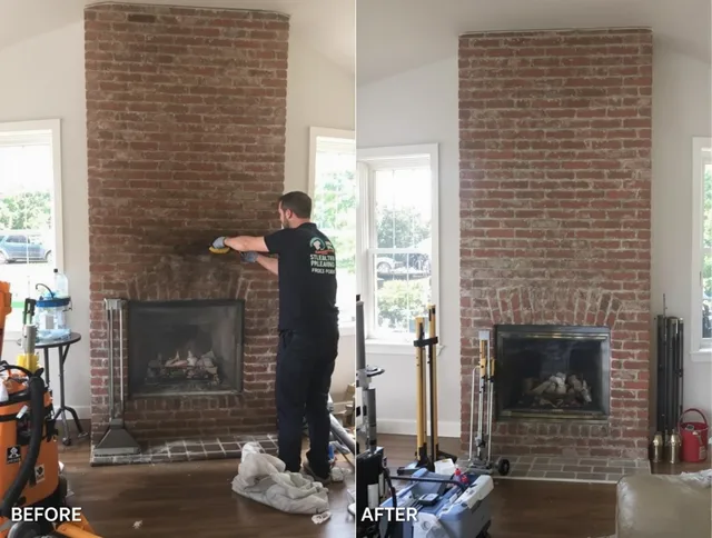 Finished chimney sweeping service by Ocala Chimney Sweep in Ocala, FL